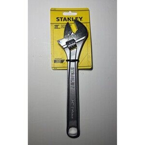 Stanley Tool  87-471 Chrome Plated Adjustable Wrench 10 inch Forged alloy steel